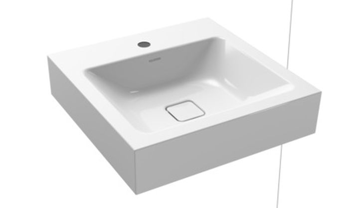 Kaldewei Cono lavabo 50x50 cm cuadrada clásico blanco 908606013001
