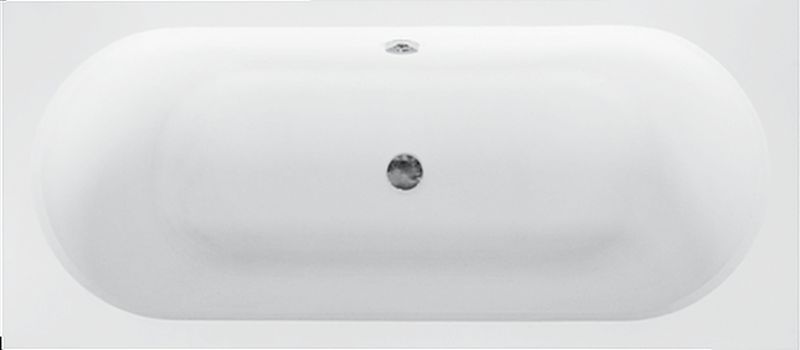 Besco Vitae bañera rectangular slim 159x75 cm blanco #WAV-160-SL