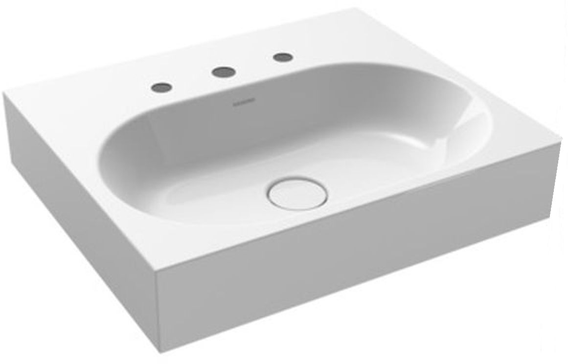 Kaldewei Centro lavabo 60x50 cm rectangular clásico blanco 903406033001
