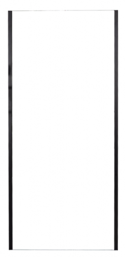 Rea Rapid mampara de ducha 80 cm negro mate/vidrio transparente REA-K6421