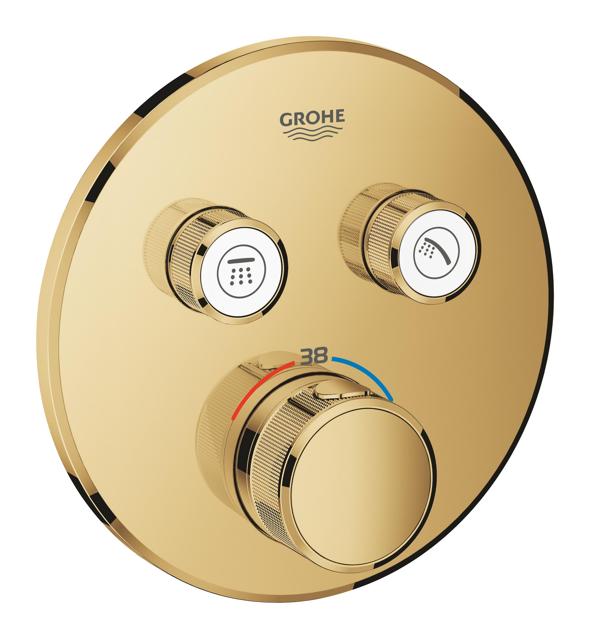 Grohe Grohtherm SmartControl grifo de bañera y ducha empotrado con termostato Cool Sunrise 29119GL0