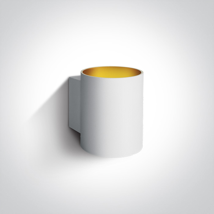 One Light Glafki lámpara de pared 1x30 W blanco 6017/W