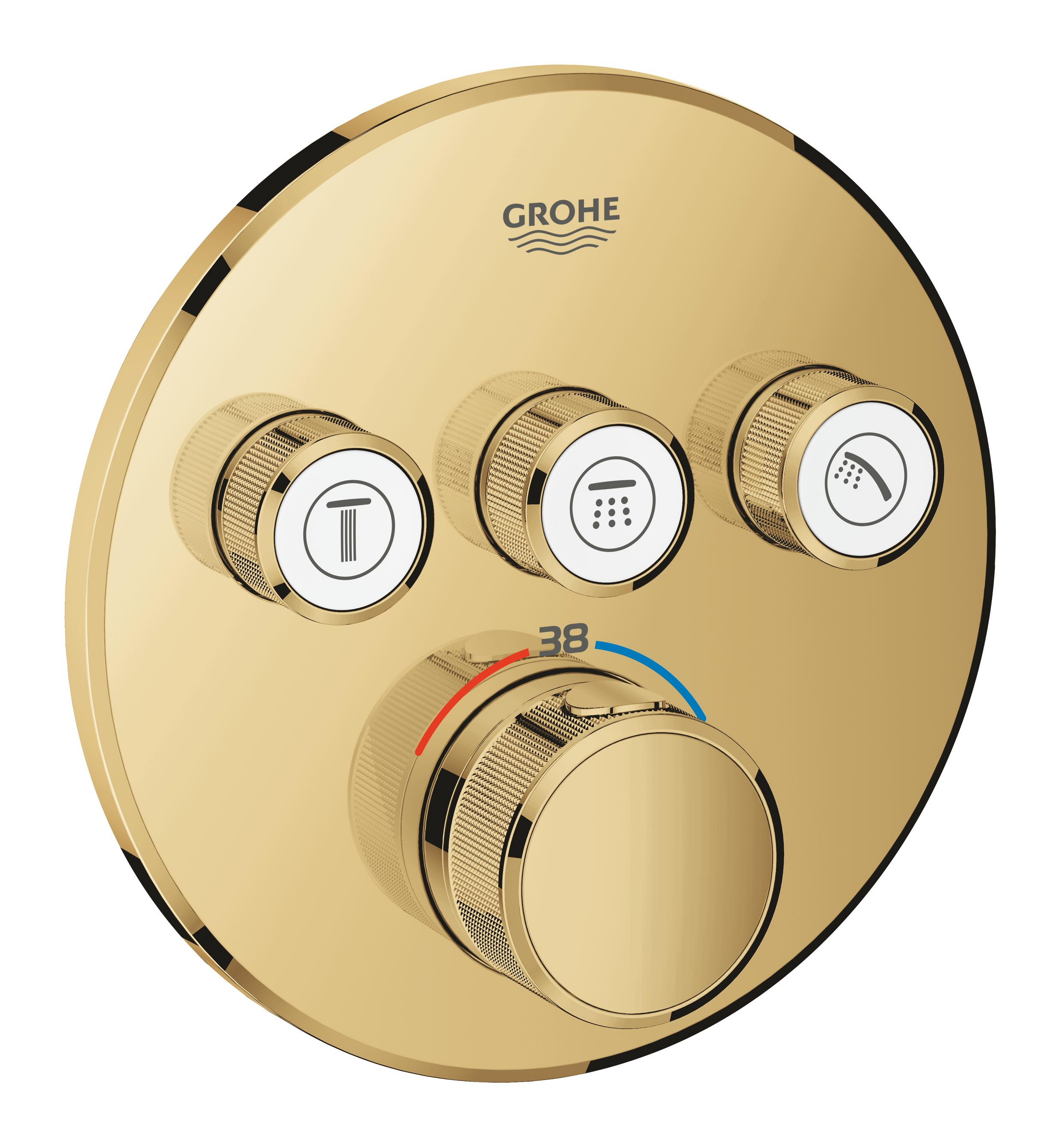 Grohe Grohtherm SmartControl grifo de bañera y ducha empotrado con termostato oro 29121GL0