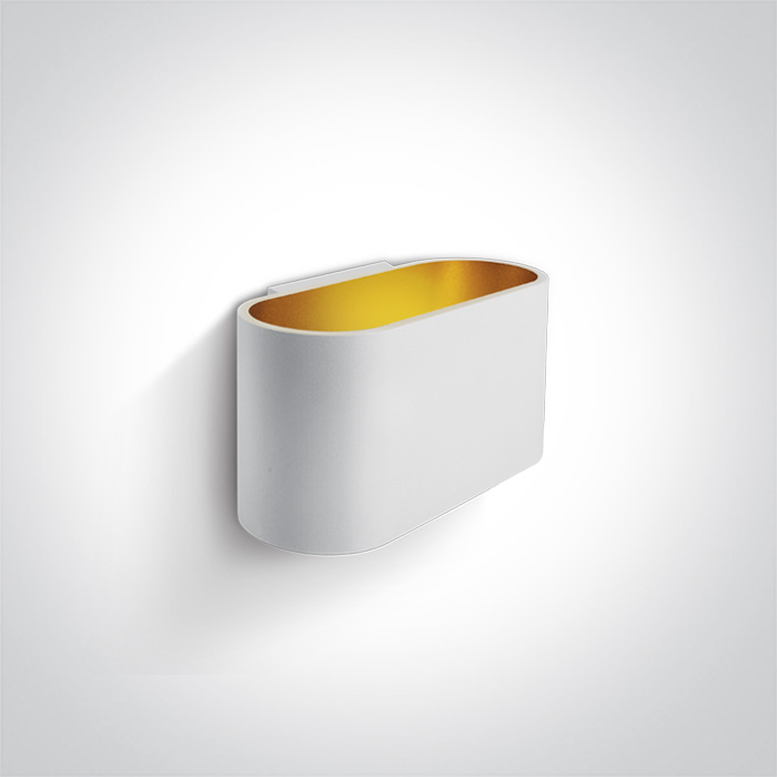 One Light Glafki lámpara de pared 1x30 W blanco 60056/W