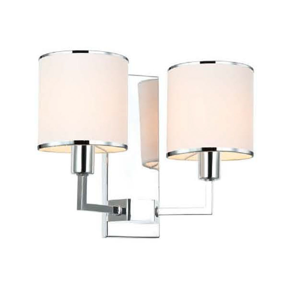 Open Design Casa lámpara de pared 2x12 W blanco-cromo OR81497