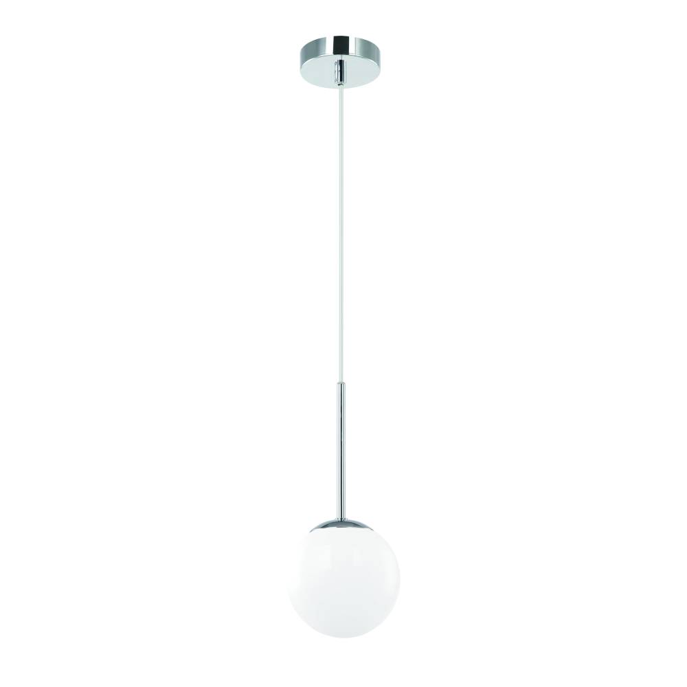Open Design Bao lámpara colgante 1x8 W blanco-cromo OR80049