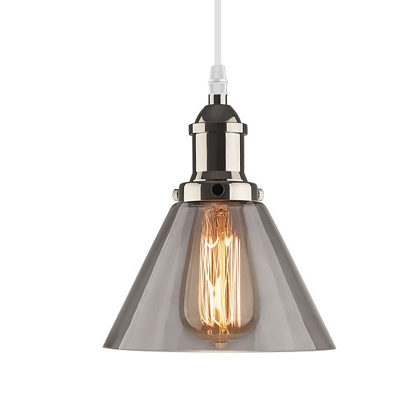 Altavola Design New York Loft lámpara colgante 1x60 W cromo-humado LA034/P_smoky_chrom