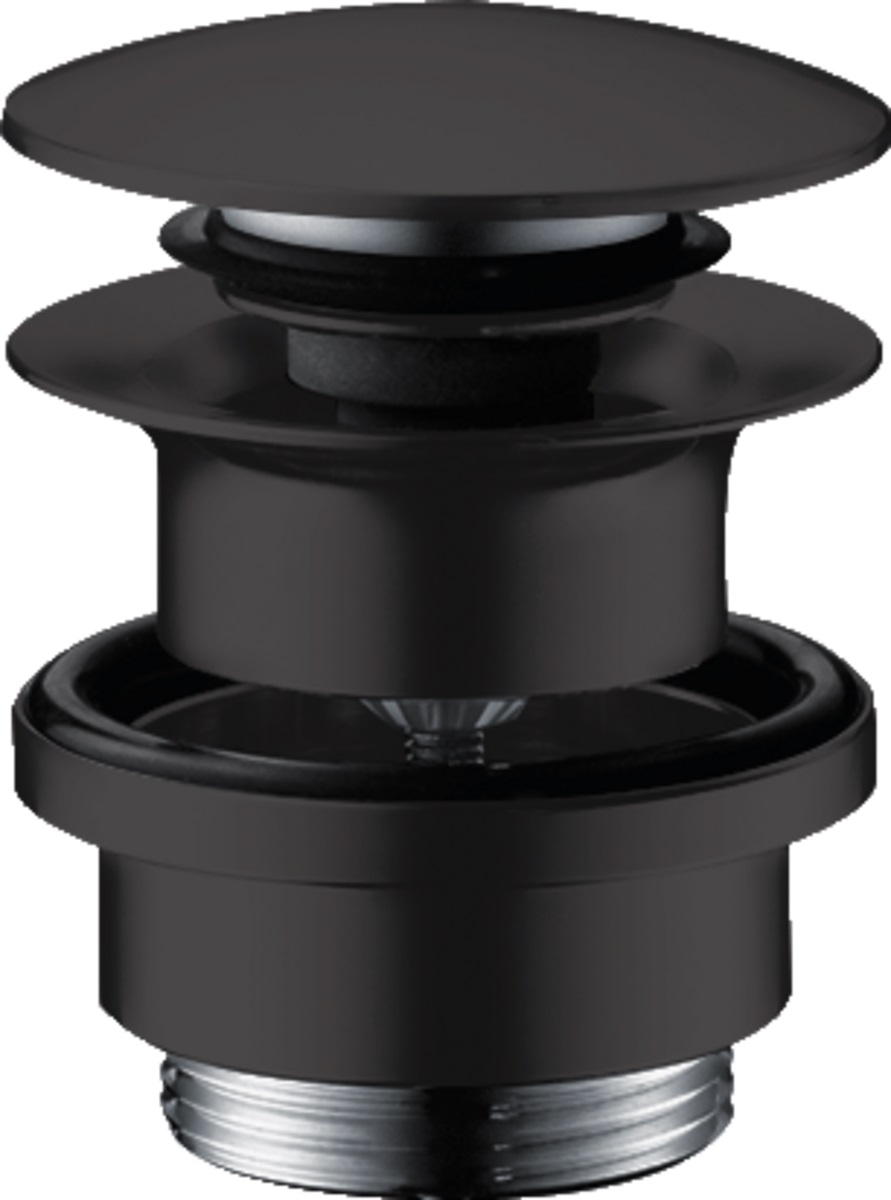 Hansgrohe tapón para lavabo negro 50100670