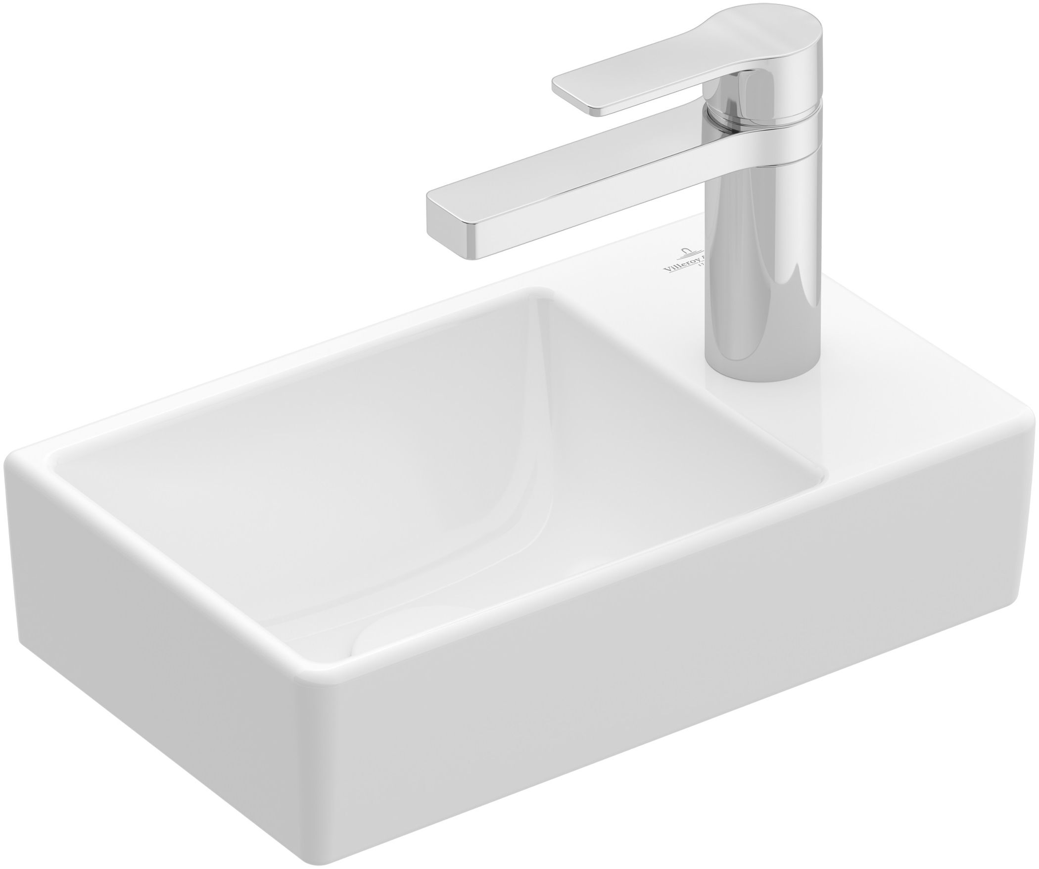 Villeroy & Boch Avento lavabo 36x22 cm rectangular clásico-para mueble blanco 43003LR1