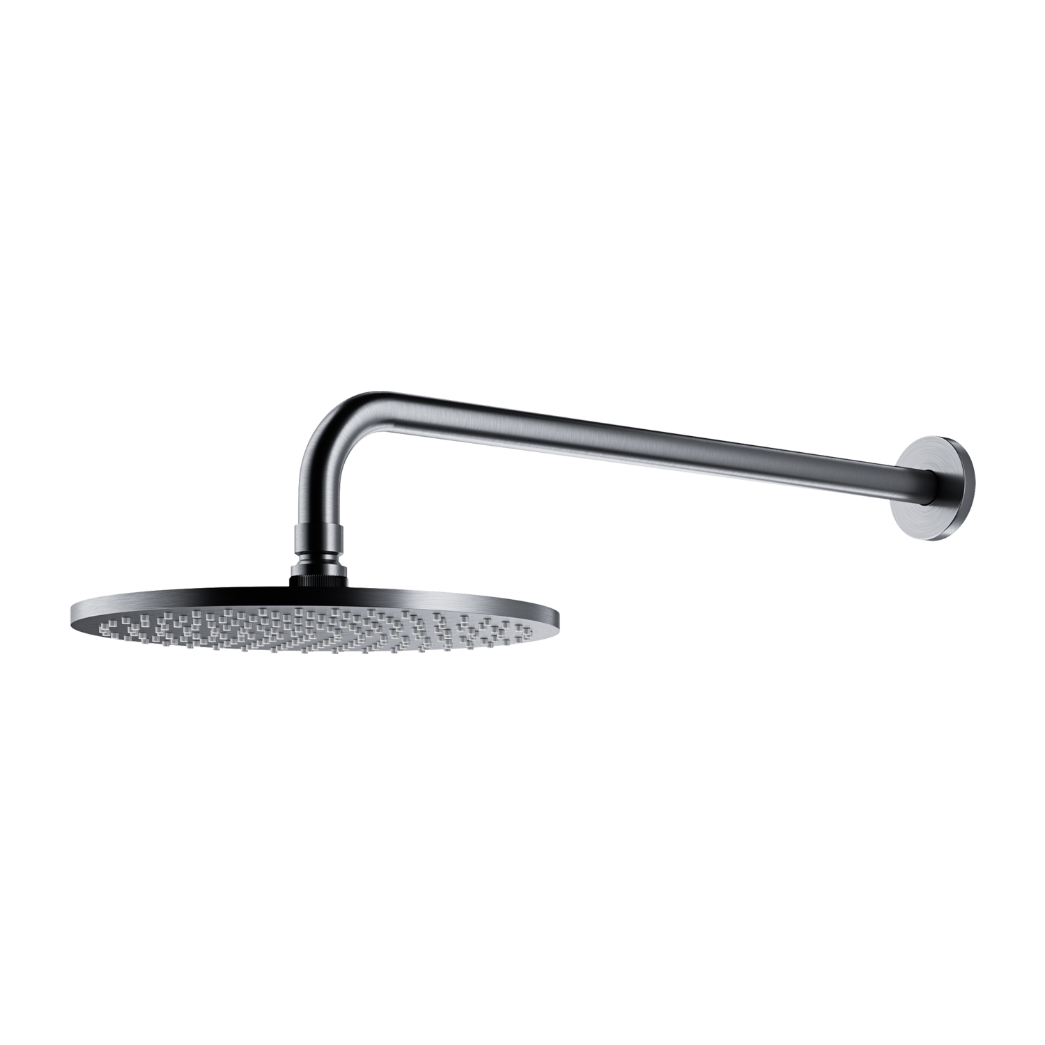 Omnires SlimLine brazo de ducha con efecto lluvia 25x25 cm circular || WGSET1NI
