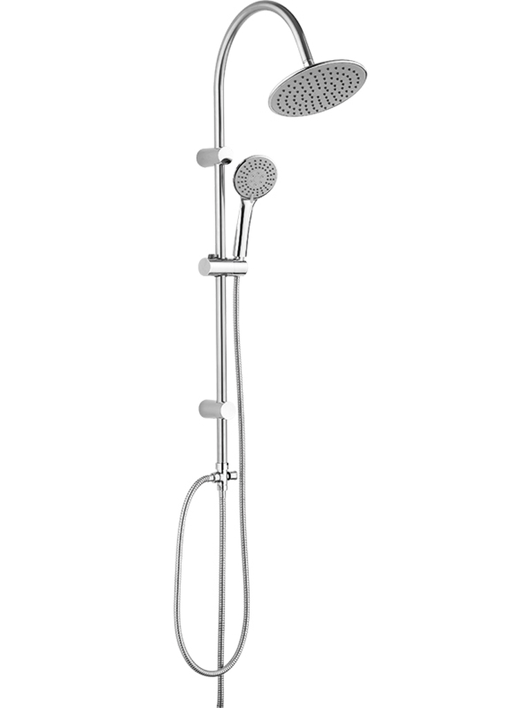 Kuchinox Ondo conjunto de ducha a pared con rociador con efecto lluvia cromo PG720OX