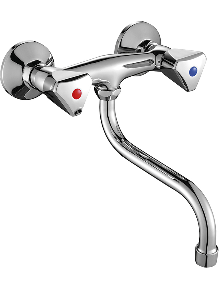 Kuchinox Norm grifo de cocina a pared cromo BQN080D