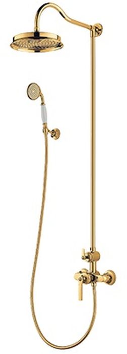 Omnires Armance conjunto de ducha a pared oro AM5244GL