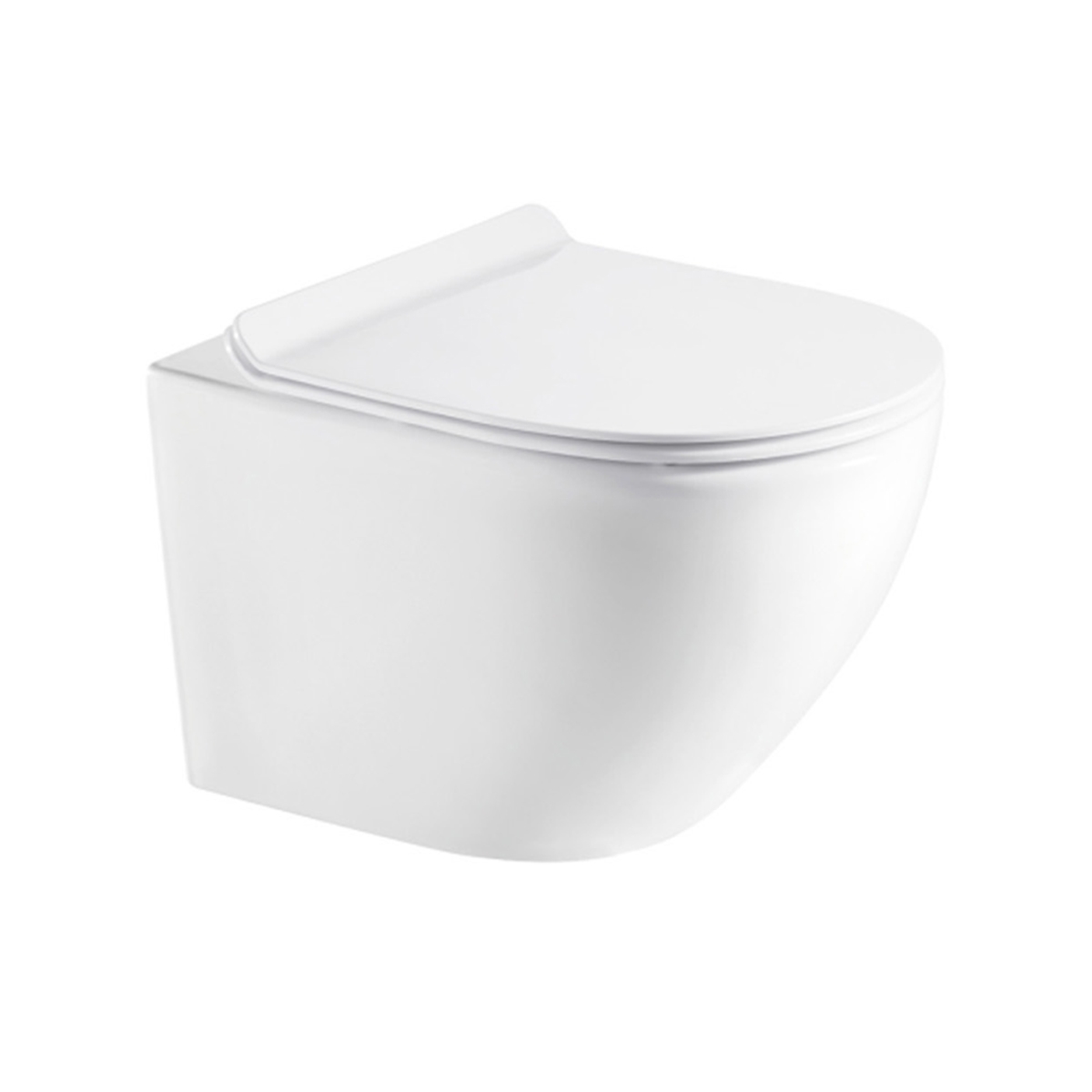 Conjunto taza de inodoro Oltens Hamnes 42513000, tapa de inodoro Oltens Hamnes 45110000