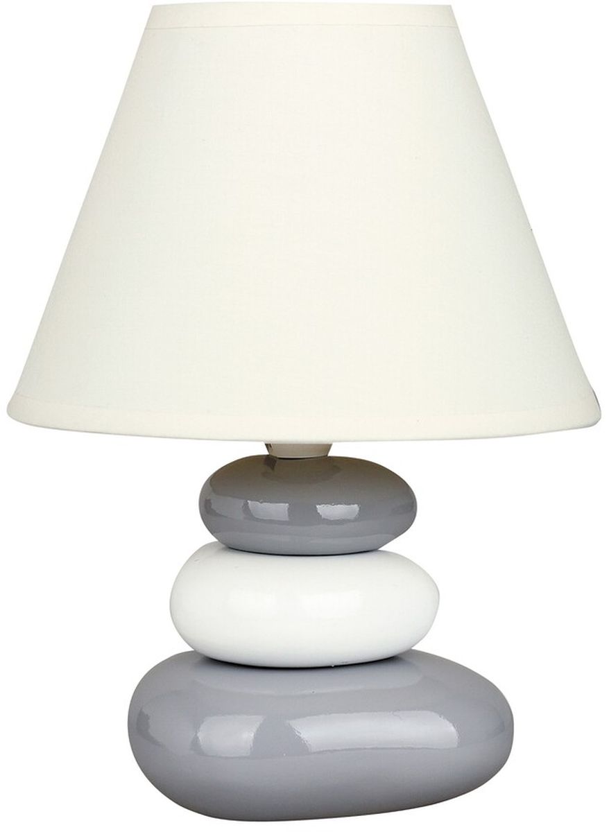 Rabalux Salem lámpara de sobremesa 1x40 W blanco-plata 4948