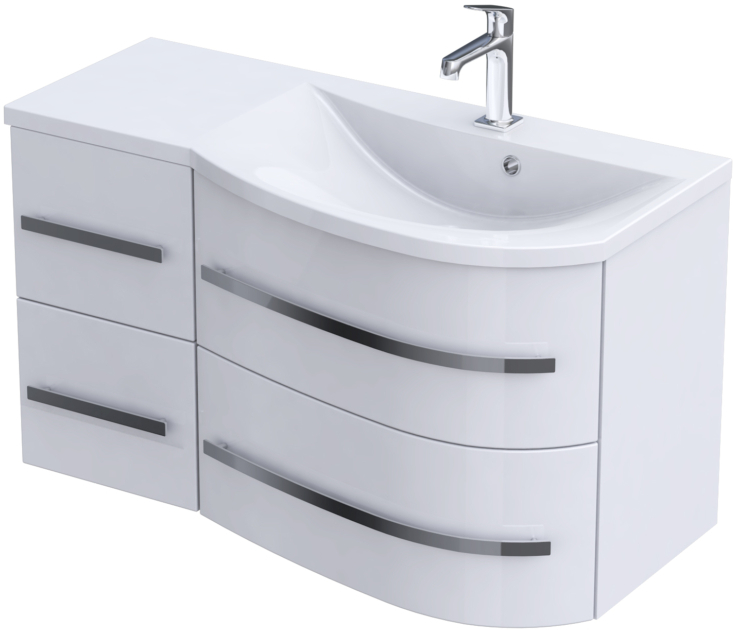 Conjunto armario Oristo Opal OR30-SD4S-90-1-P, lavabo Oristo Opal UME-OP-90-92-P
