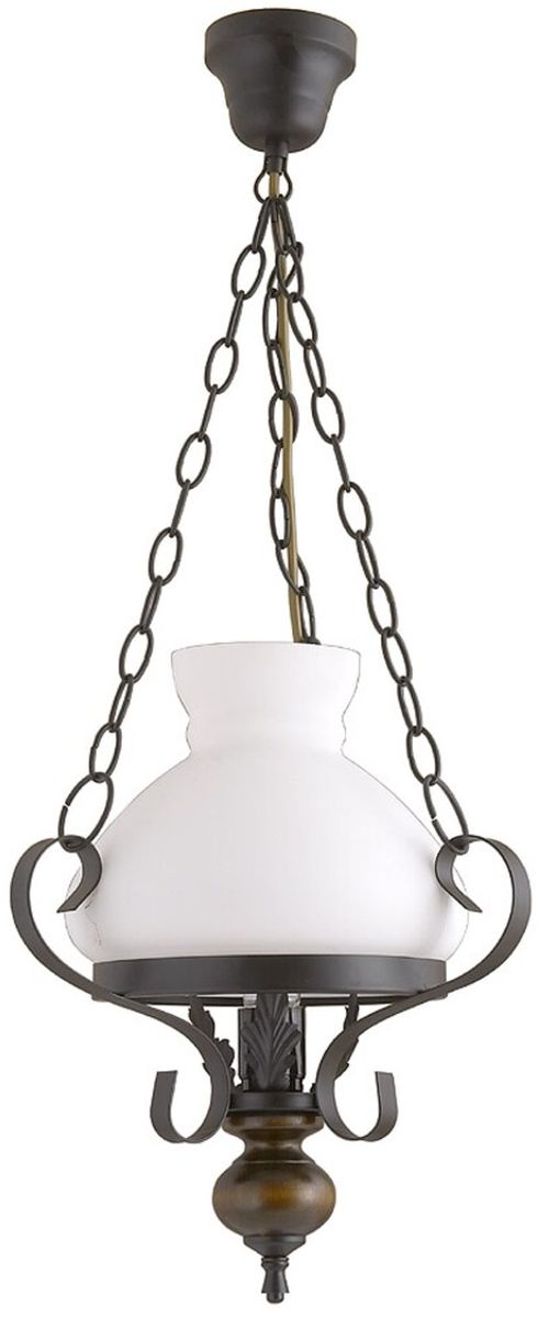 Rabalux Petronel lámpara colgante 1x60 W negro 7076