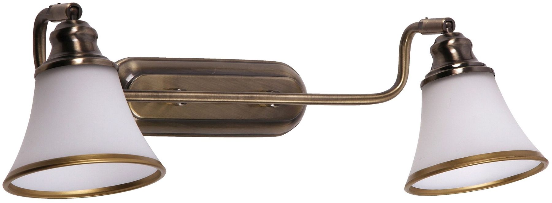 Rabalux Grando lámpara de pared 2x40 W blanco-marrón 6546