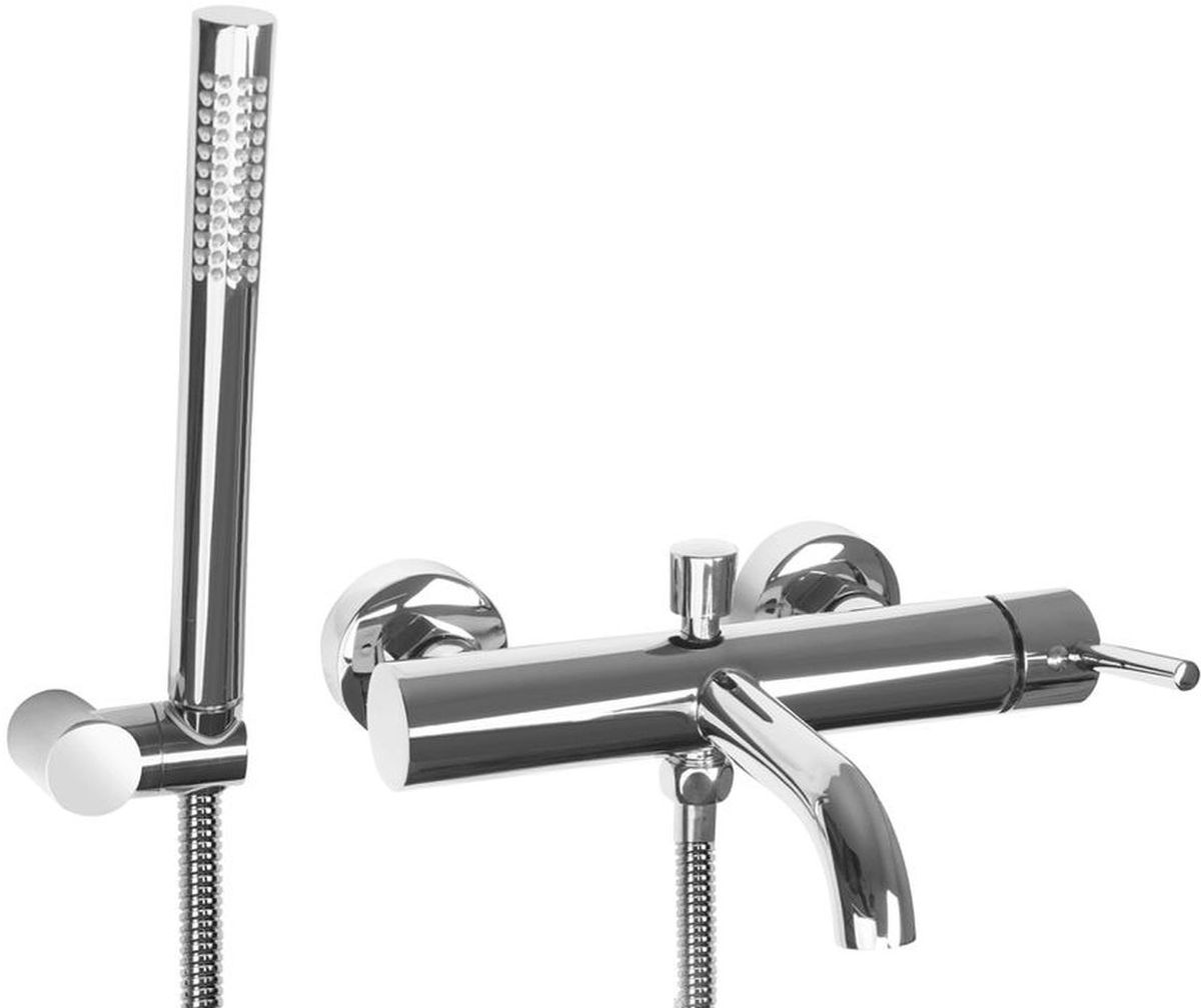 Rea Lungo grifo de bañera y ducha a pared cromo REA-B6641