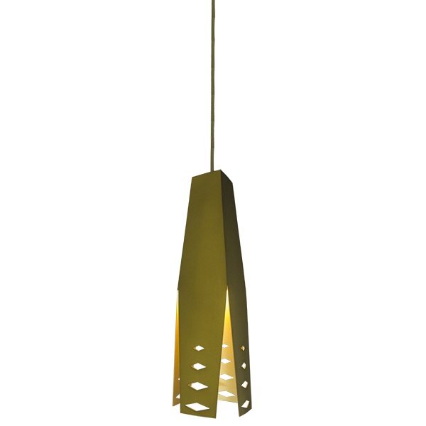 Altavola Design Origami lámpara colgante 1x40 W oro-café LA044/P_bronze