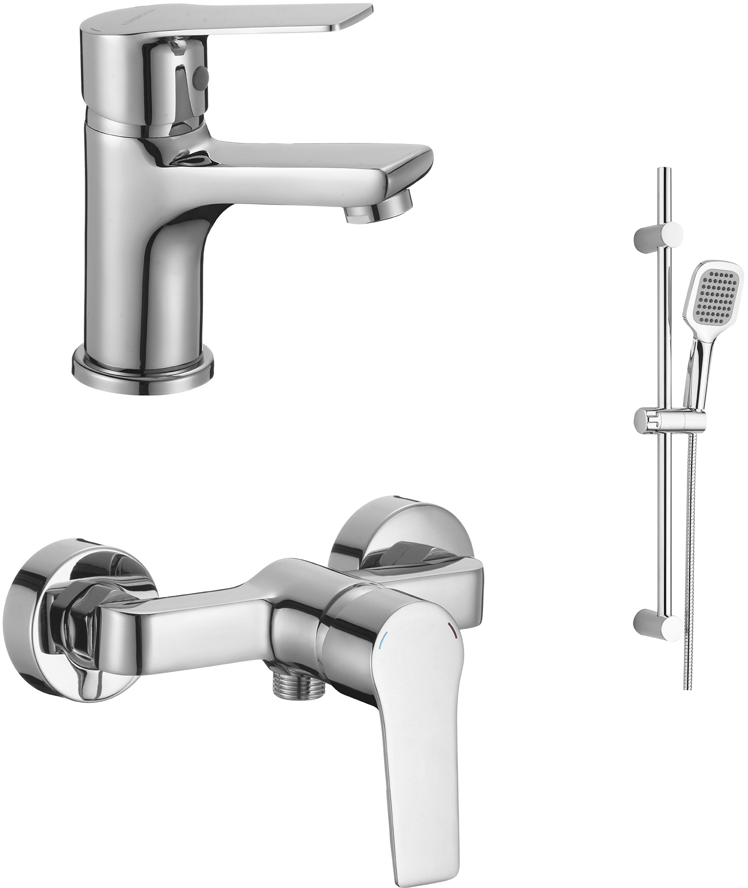 Kuchinox Borgo conjunto de grifos cromo BKBA041D