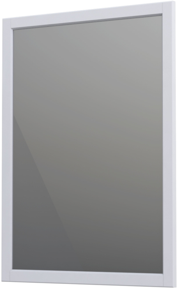 Oristo Montebianco espejo 60x80 cm rectangular blanco OR47-L-RAOO-60-2