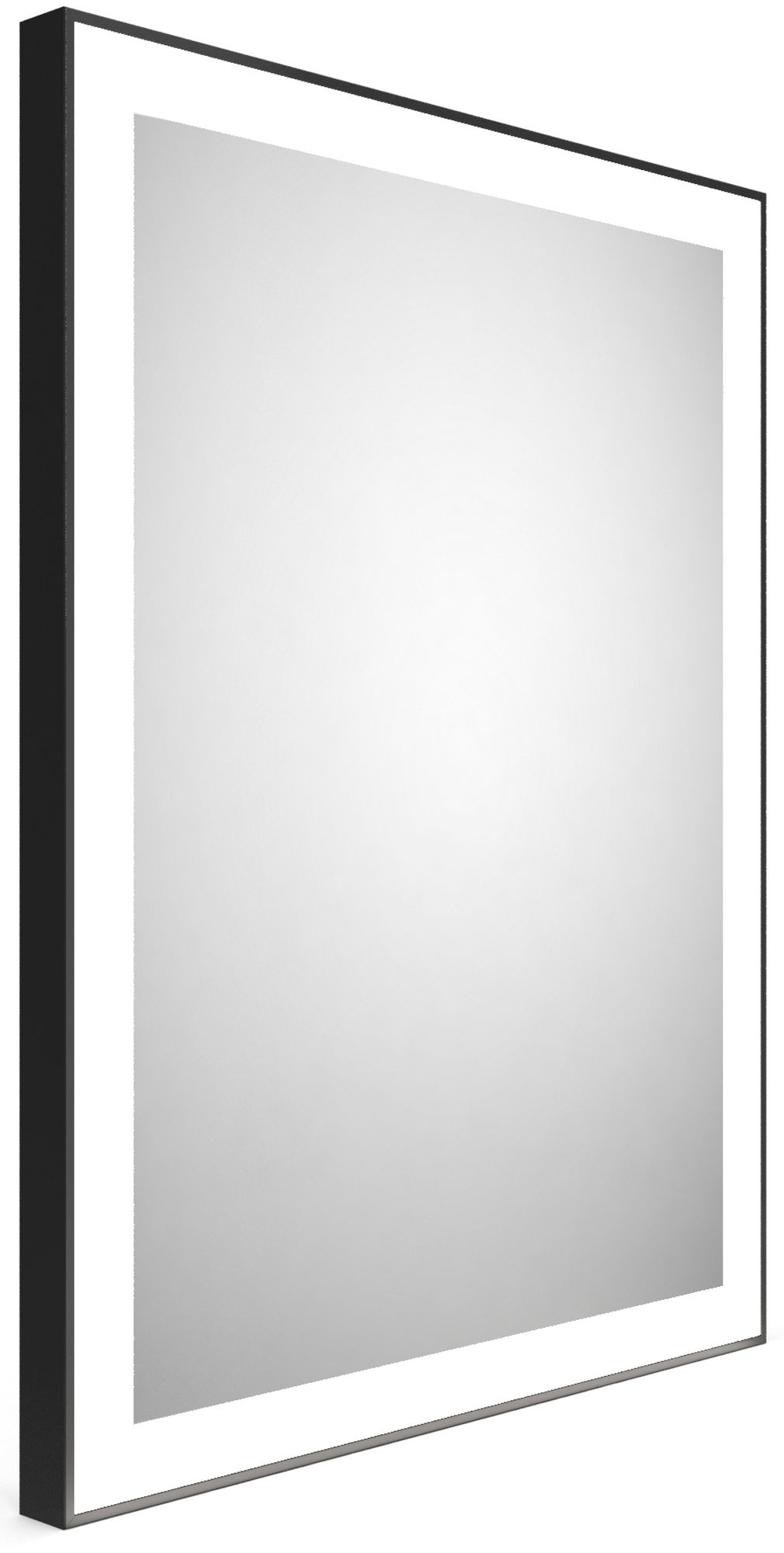 Dubiel Vitrum Logan espejo 60x80 cm rectangular con iluminación negro 5905241007366