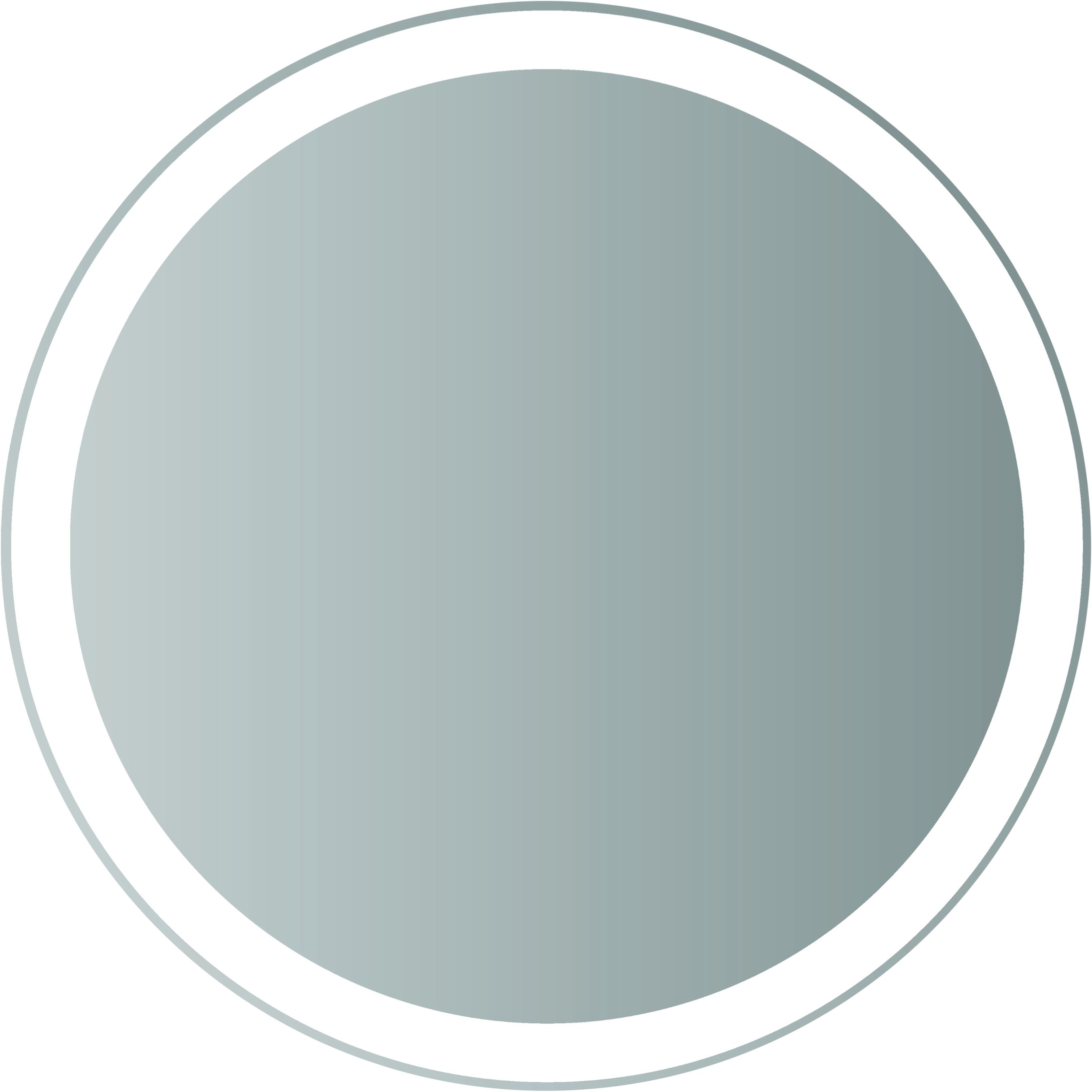 Dubiel Vitrum Omega espejo 60x60 cm circular con iluminación 5905241008721