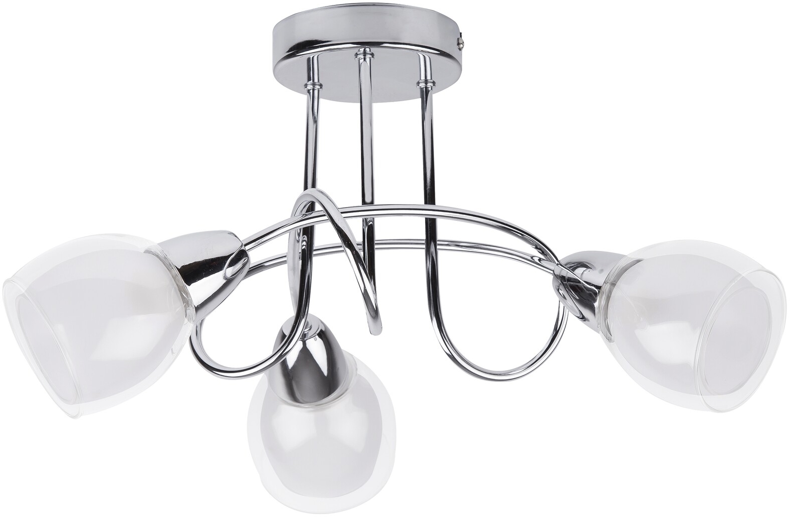 Rabalux Dave lámpara de techo 3x40 W blanco-cromo 6081