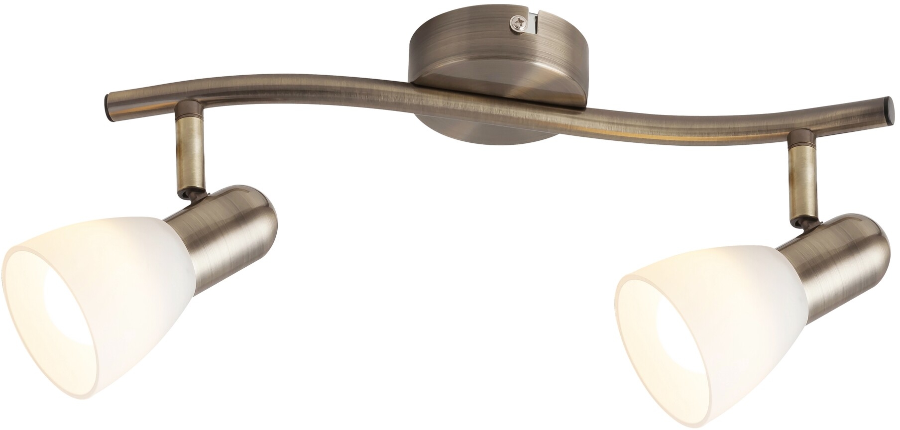 Rabalux Soma lámpara de techo 2x40 W blanco-marrón 6307