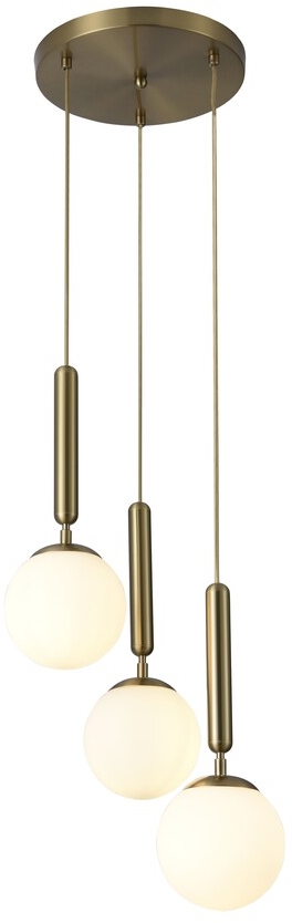 Rabalux Divina lámpara colgante 3x9 W blanco-oro 5353