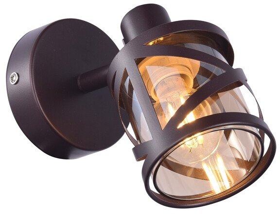 Rabalux Oberon lámpara de pared 1x40 W ámbar-marrón 5335