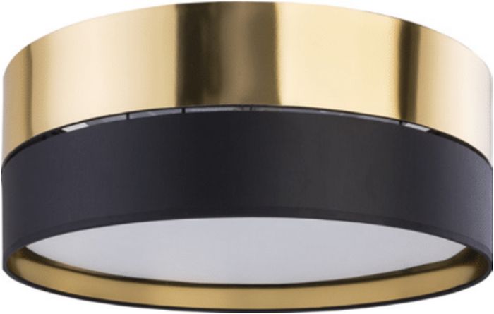 TK Lighting Hilton plafón 3x15 W negro-oro 4180