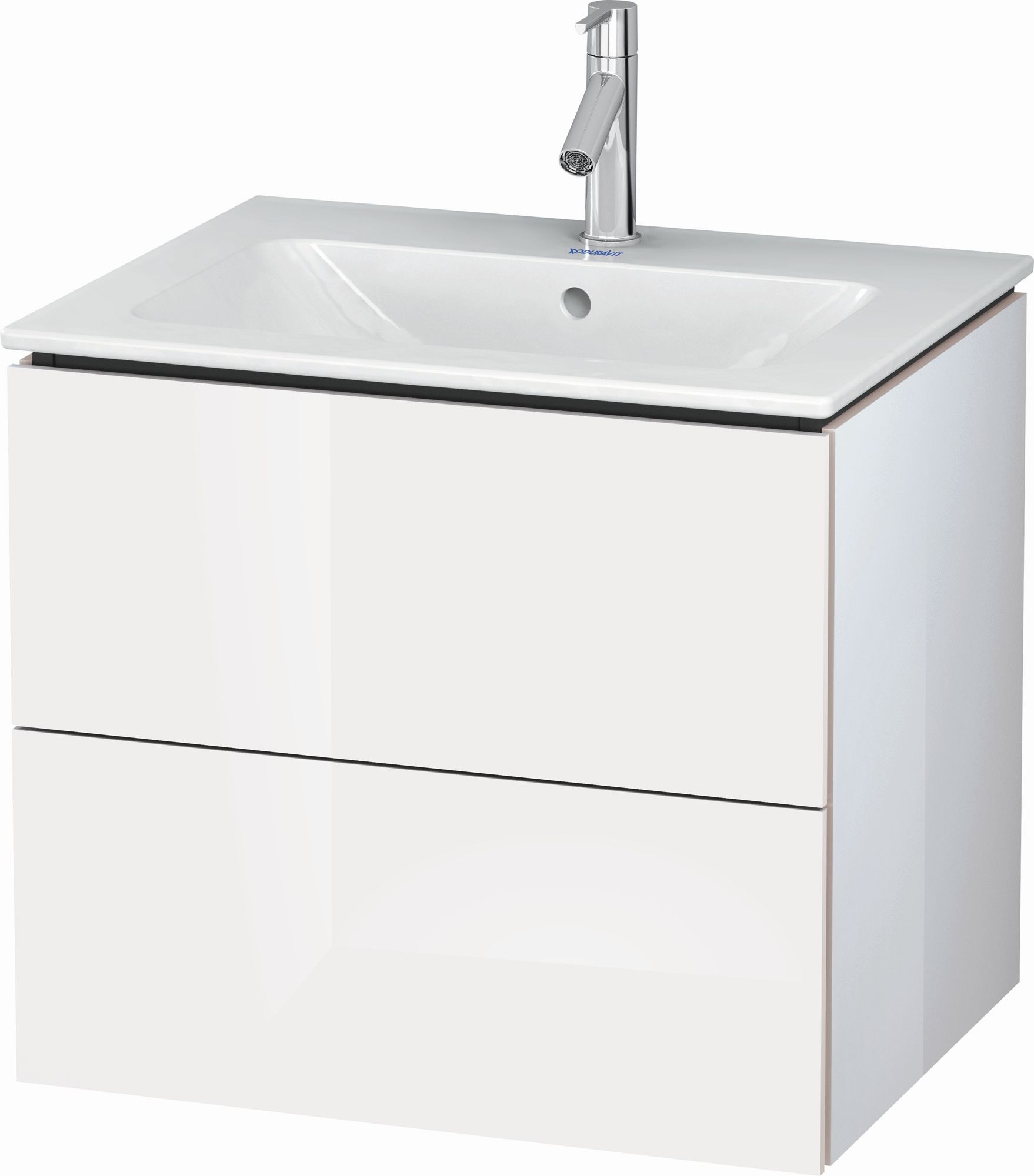 Duravit L-Cube armario 62x48.1x55 cm suspendido, para lavabo blanco LC624002222