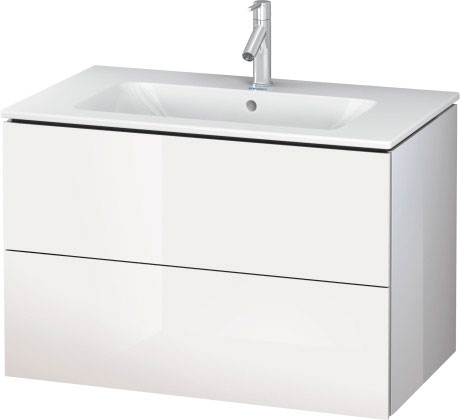Conjunto armario Duravit L-Cube LC624102222, lavabo Duravit ME by Starck 2336830000