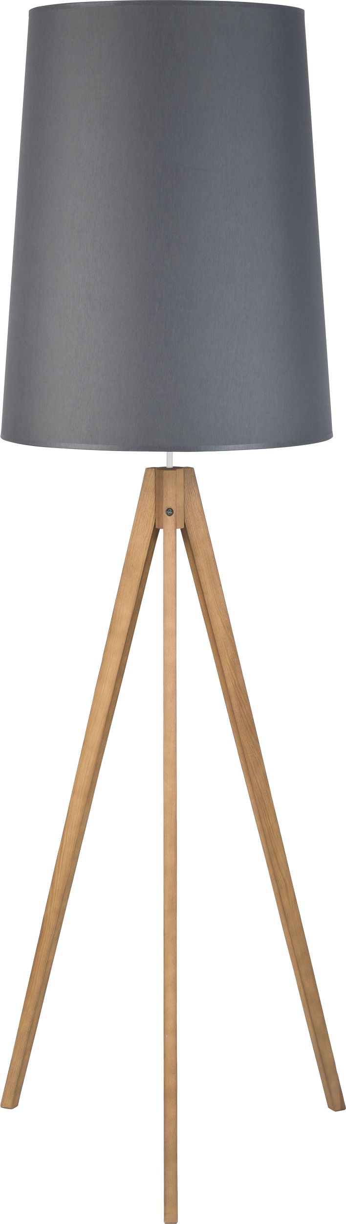 TK Lighting Walz lámpara de pie 1x15 W gris-madera 5046