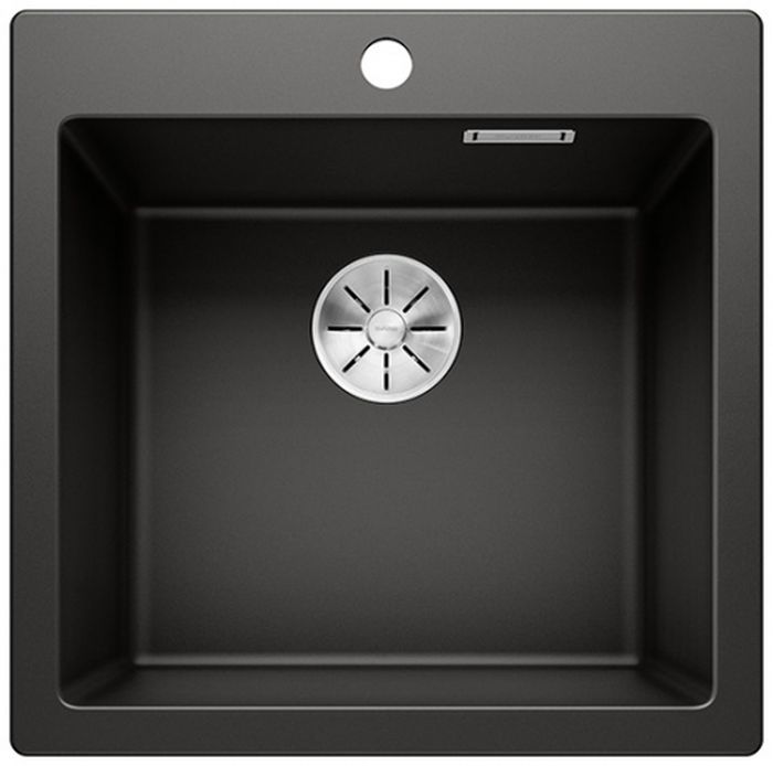 Blanco Pleon 5 fregadero de granito 51.5x51 cm negro 525951