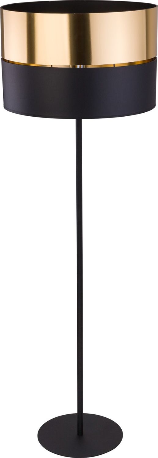 TK Lighting Hilton lámpara de pie 1x25 W negro-oro 5465