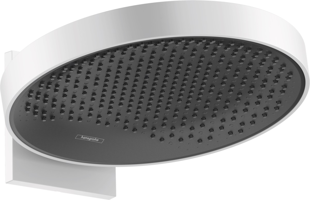 Hansgrohe Rainfinity brazo de ducha con efecto lluvia 36x36 cm circular blanco 26230700