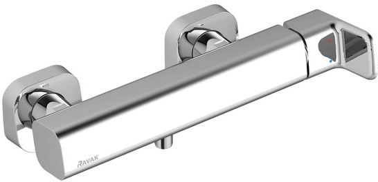 Ravak 10° grifo para ducha a pared cromo X070132