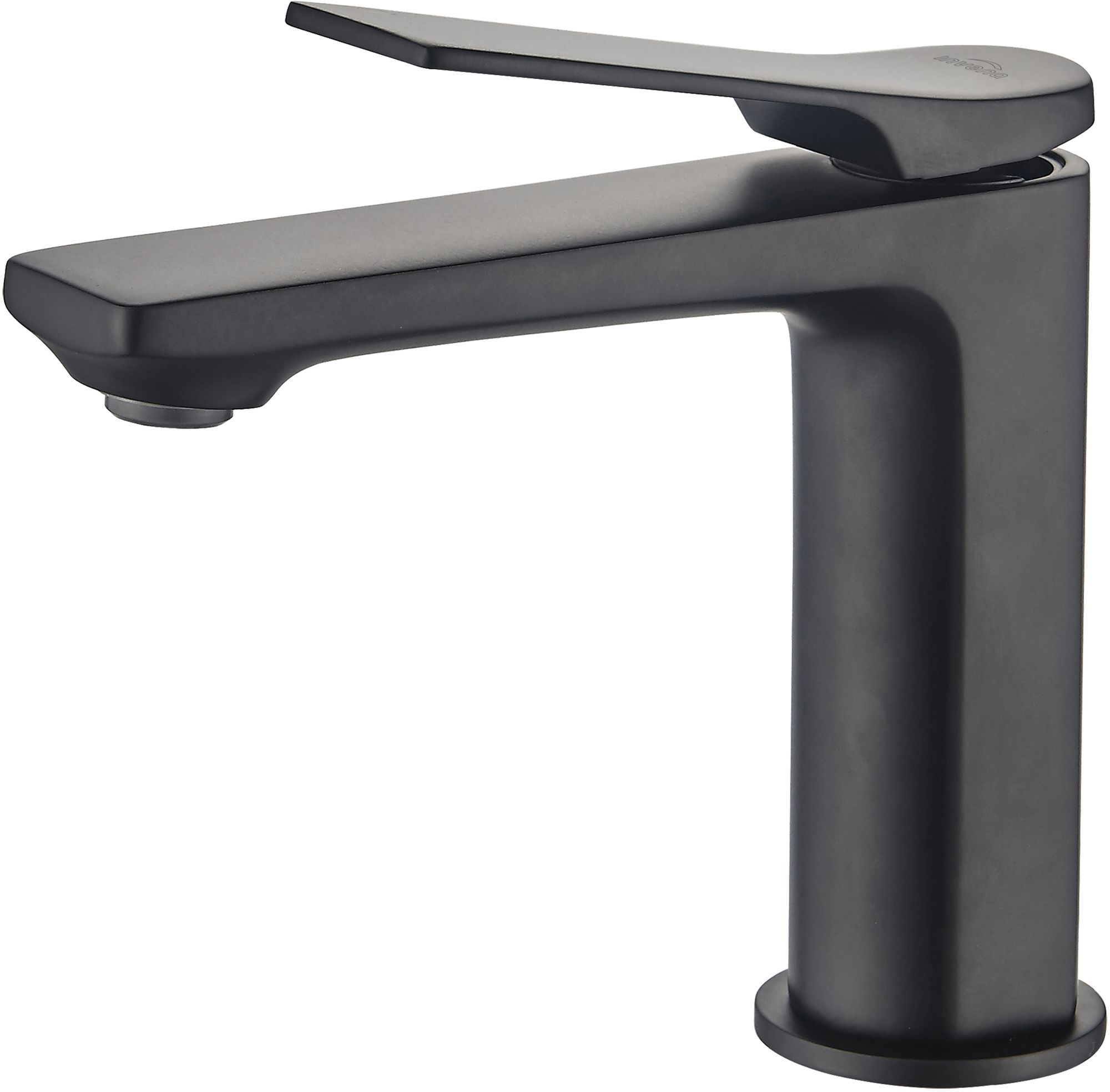 Invena Neri grifo para lavabo de pie negro BU-01-004
