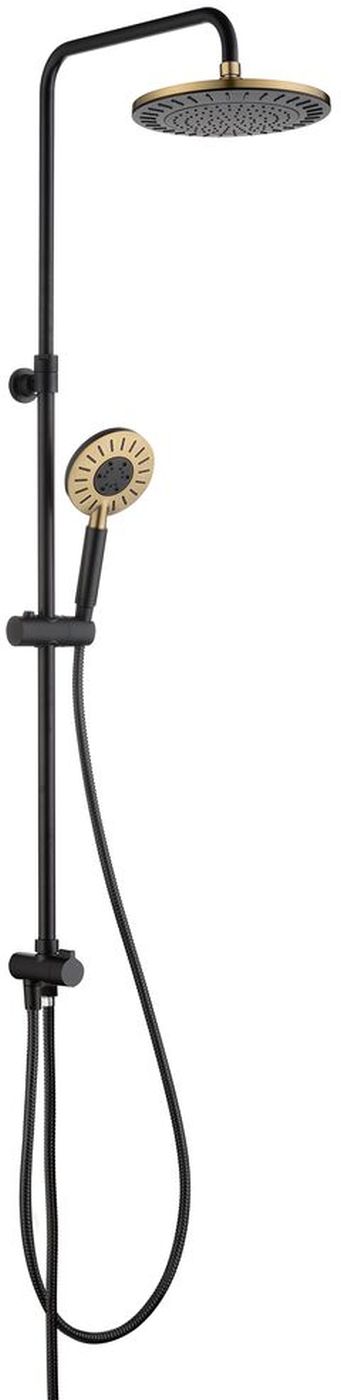 Tiger Splash Akcent Rainfall conjunto de ducha a pared negro 1715045646