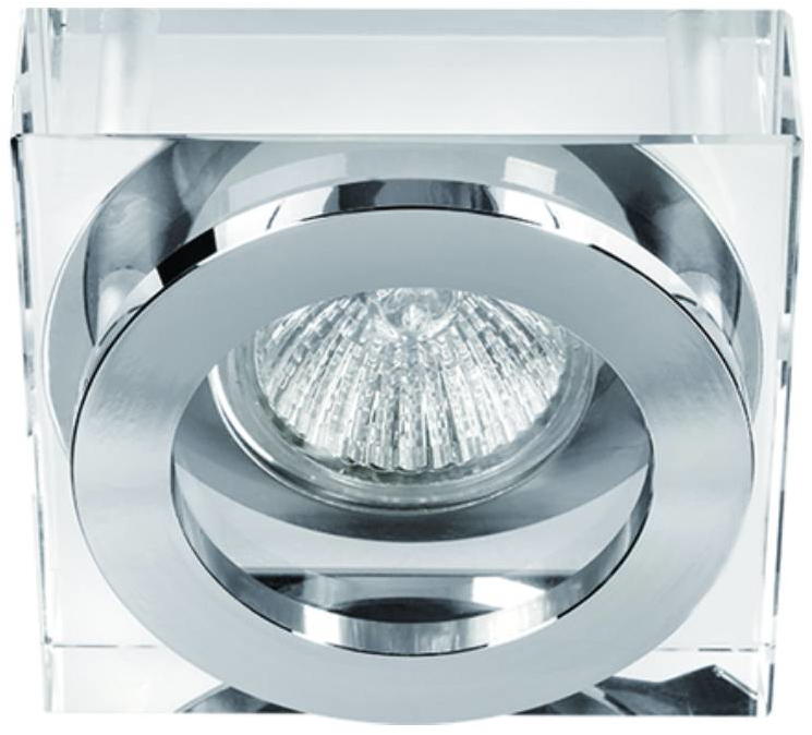 Open Design Astro lámpara empotrada 1x8 W cromo-transparente 5903689783255
