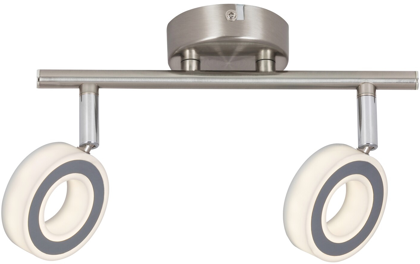 Rabalux Zora lámpara de techo 2x4.5 W cromo-satinado 5940