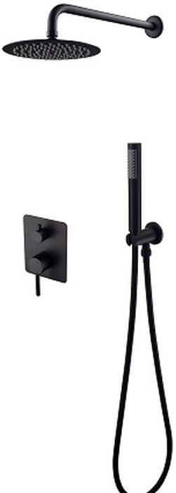 Besco Decco conjunto de ducha empotrado negro BP-DIII-CZ