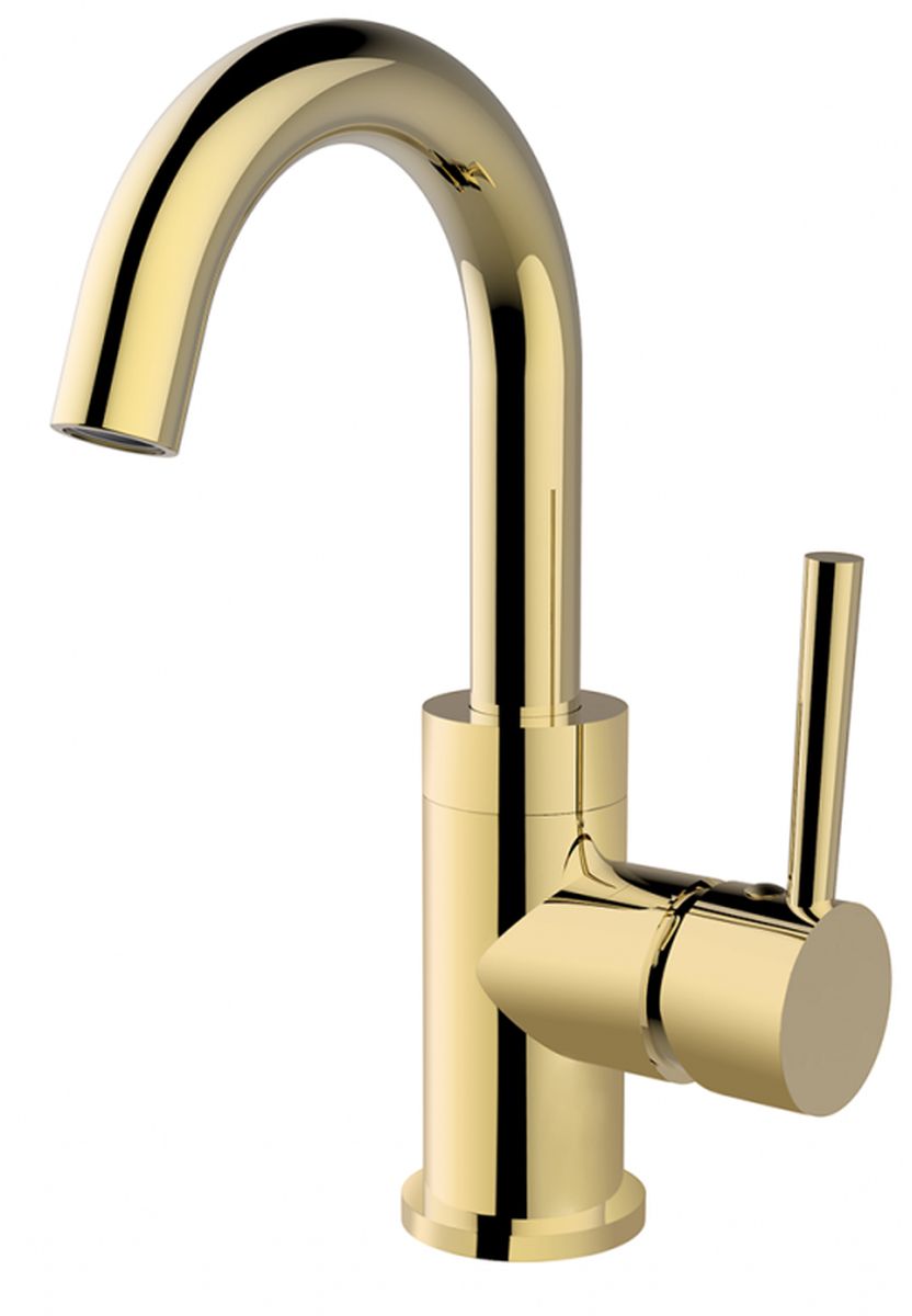 Besco Illusion grifo para lavabo de pie oro BU-III-ZL