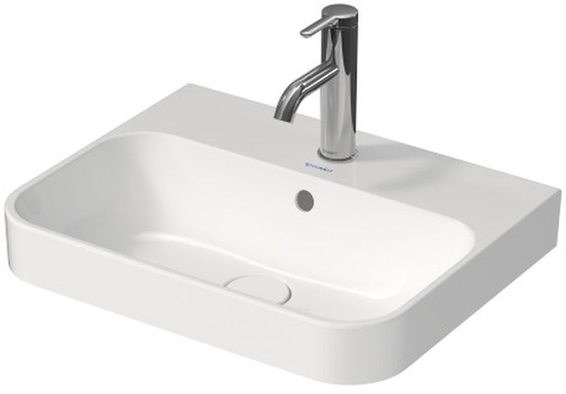 Duravit Happy D.2 lavabo 50x40 cm rectangular sobre encimera blanco 23605000001