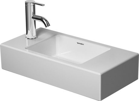 Duravit Vero Air lavabo 50x25 cm rectangular para mueble blanco 07245000091