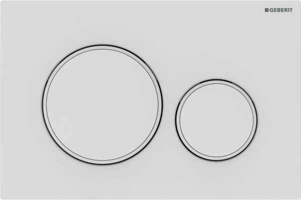 Geberit Sigma botón de descarga para WC blanco 115.882.01.1