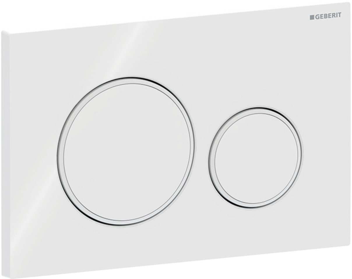 Geberit Sigma botón de descarga para WC blanco 115.882.01.1